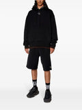 Diesel S-Macs-Hood-Od metallic logo hoodie