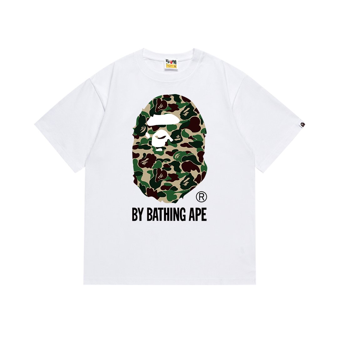 BAPE Green Camo Ape Head Graphic T-Shirt