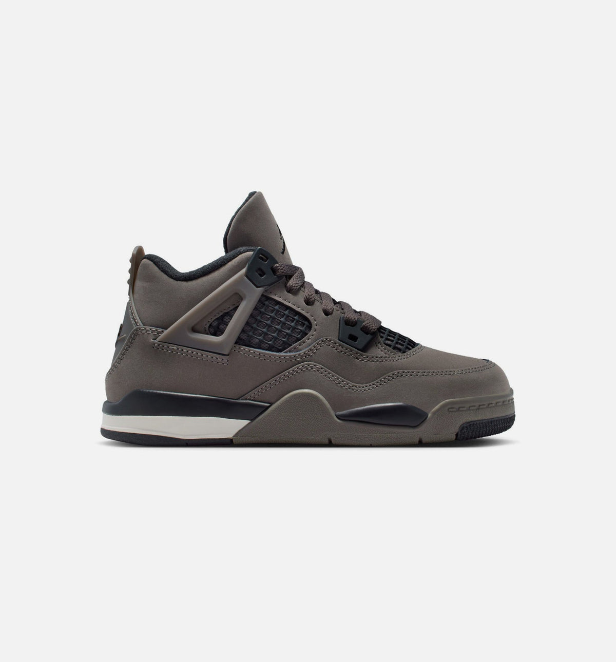Air Jordan 4 Retro Cave Stone and Black Preschool Lifestyle Shoe – Cave Stone/Black/Moon Particle